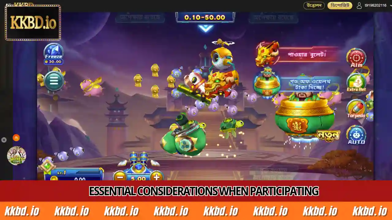 Essential considerations when participating in Fishing Games Online