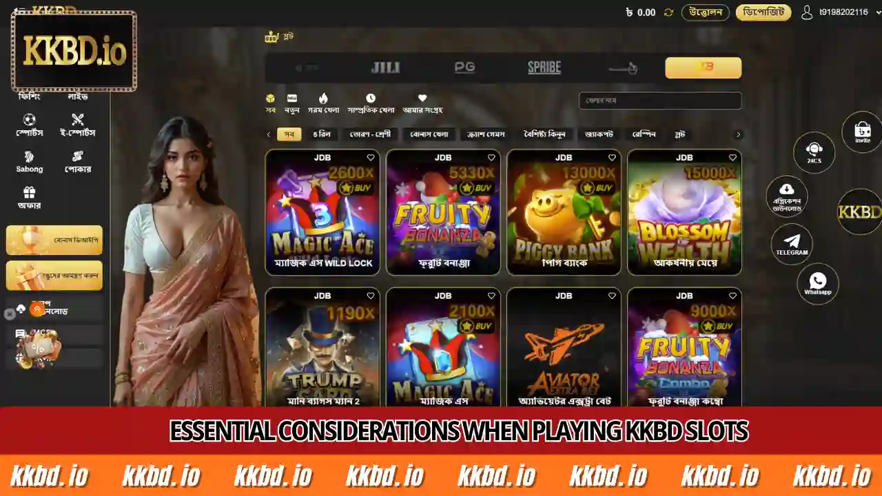 Essential considerations when playing KKBD Slots