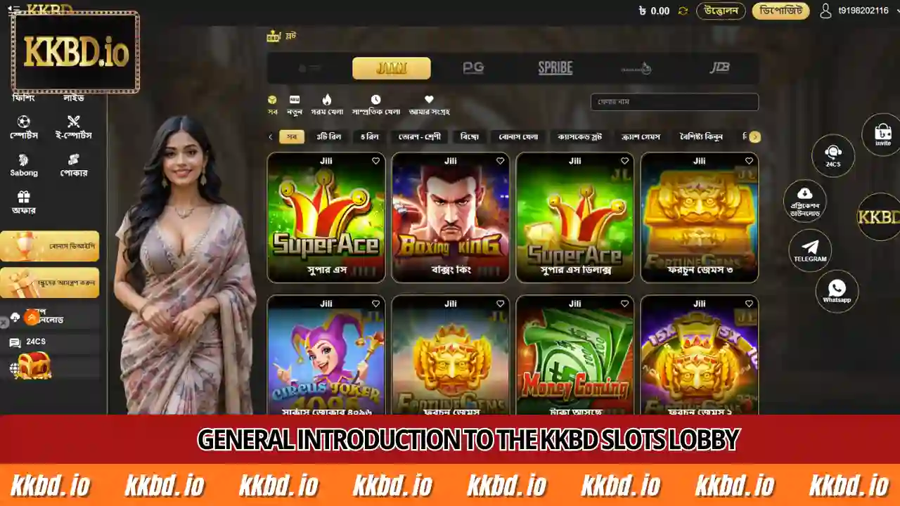 General introduction to the KKBD Slots lobby